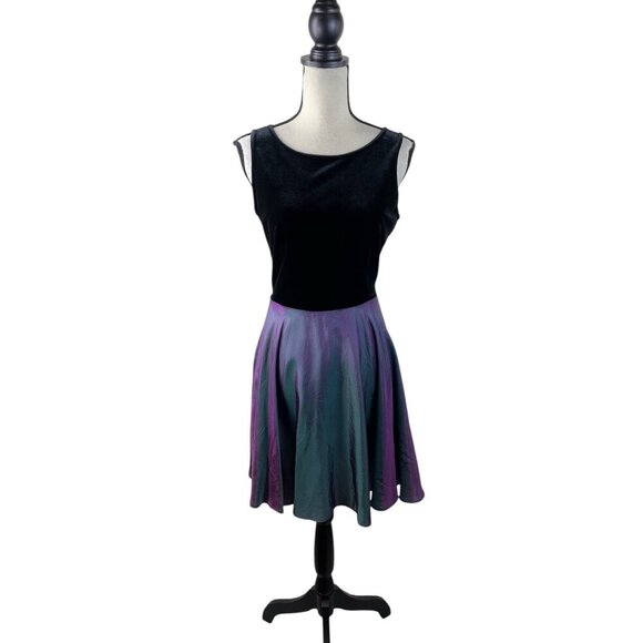 Y2K 90’s Velvet Fairy Whimsigoth Dress a Line Flirty - Picture 1 of 9